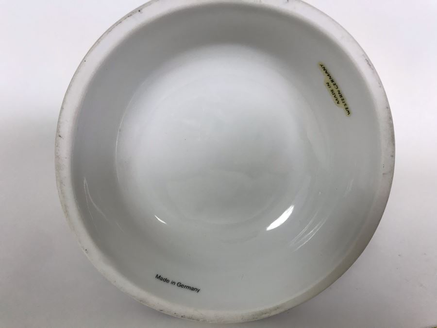 Vintage German Beer Stein With Train On Lid 9.5H [Photo 9]