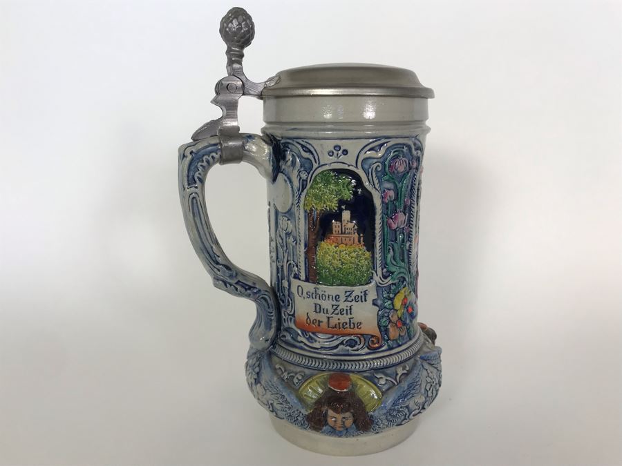 Original Thewalt Western Germany Beer Stein 8H [Photo 5]