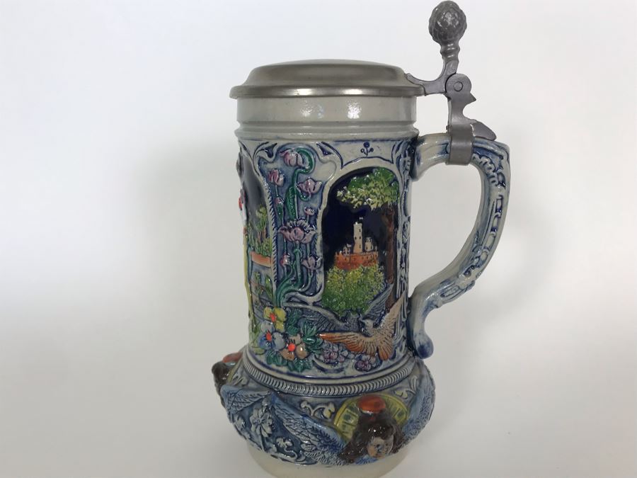 Original Thewalt Western Germany Beer Stein 8H [Photo 8]