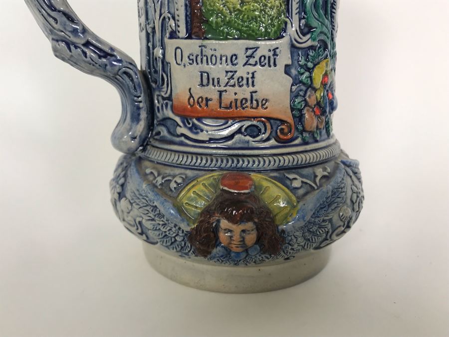 Original Thewalt Western Germany Beer Stein 8H [Photo 7]