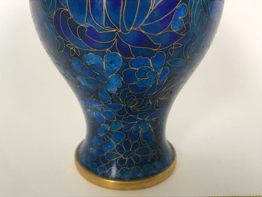 Chinese Cloisonne Ginger Jar 7H [Photo 6]