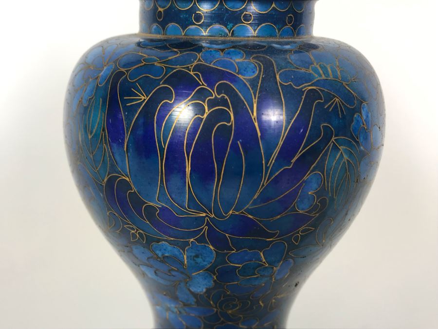 Chinese Cloisonne Ginger Jar 7H [Photo 5]
