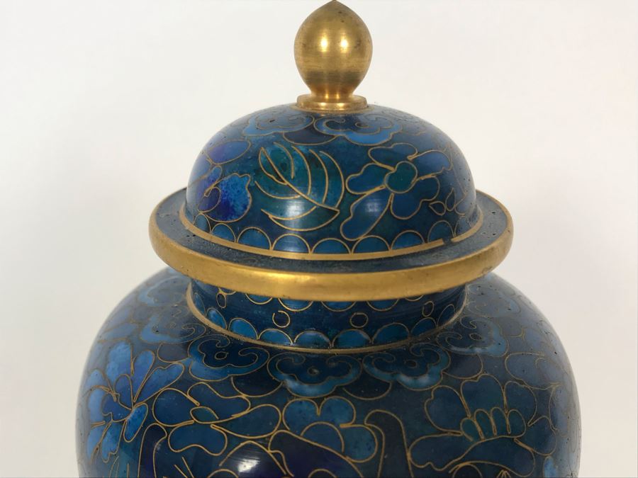 Chinese Cloisonne Ginger Jar 7H [Photo 4]