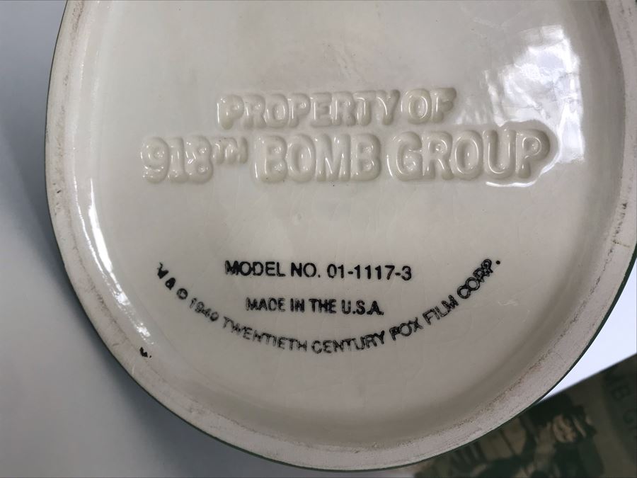 Reproduction Movie Prop Air Corps Classics Toby Mug From 1949 Movie Twelve O'Clock High! Twentieth Century Fox 8H [Photo 9]