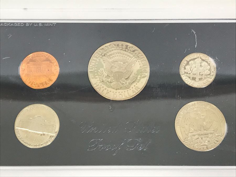 1971 United States Proof Set And Pair Of Official Commemoratie Medallions - Nevada American Revolution Bicentennial Commission [Photo 4]