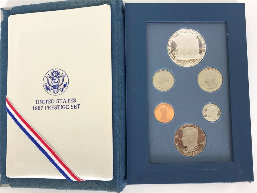 United States 1987 Prestige Mint Coin Set [Photo 1]