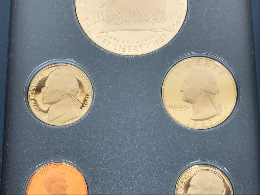 United States 1987 Prestige Mint Coin Set [Photo 4]