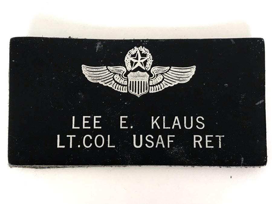 Strategic Air Command U.S. Air Force Collector Series Belt Buckle By Buckle Connection, B-36 Peacemaker Military Aircraft Collector Series Belt Buckle By Buckle Connection And USAF Retired Flight Badge [Photo 12]