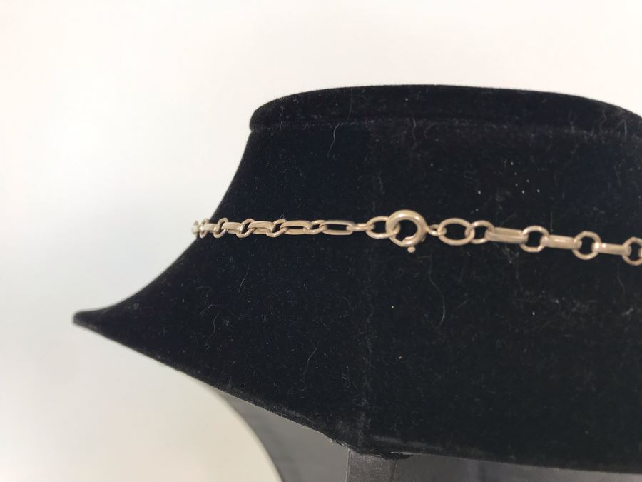 Tony Guerro Native American Navajo Sterling Turquoise Pendant With Sterling Silver Chain 30g [Photo 16]