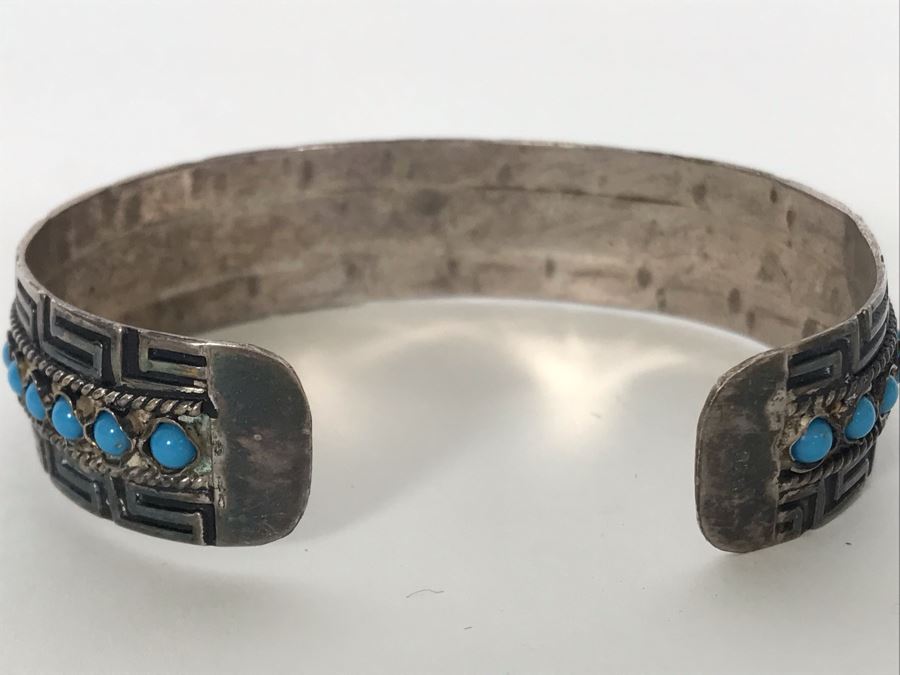 Sterling Silver / Turquoise Cuff Bracelet 19g [Photo 5]
