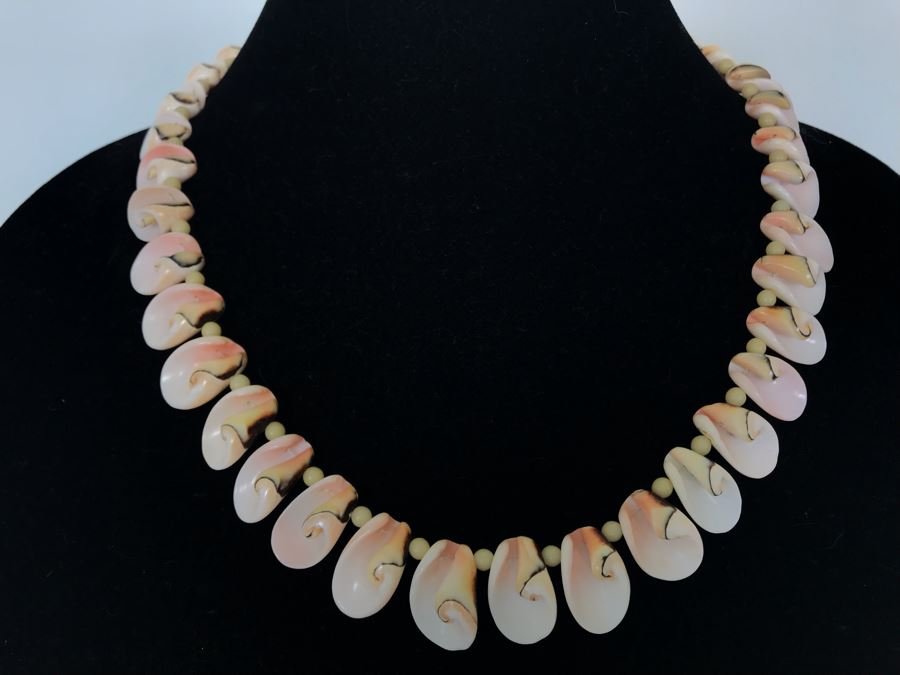 Gorgeous Organic Shell Artisan Necklace [Photo 2]