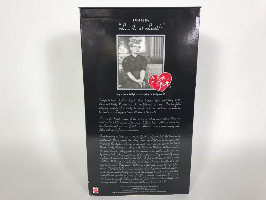 Vintage 2002 Mattel I Love Lucy Doll Episode 114 L.A. At Last! B1078 [Photo 5]