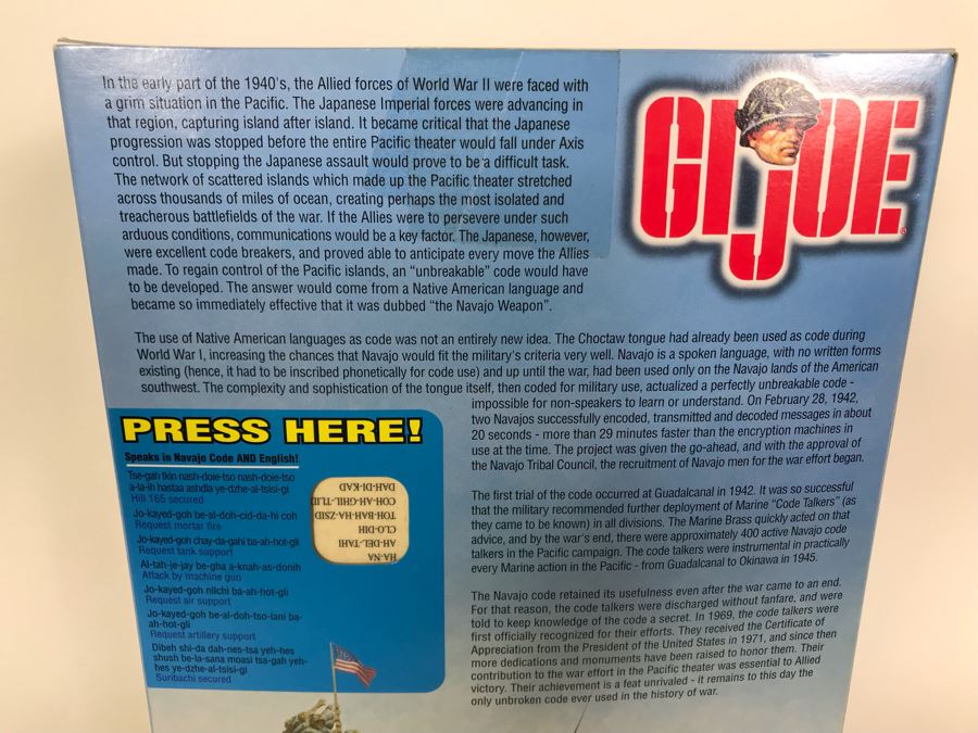 Vintage 1999 G.I. Joe Navajo Code Talker Hasbro [Photo 9]