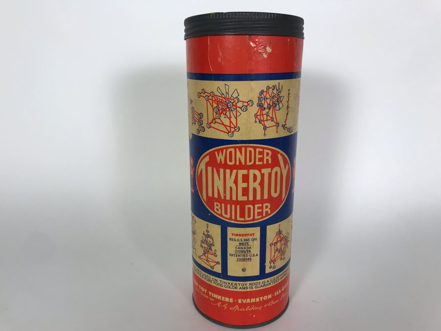 Vintage Spalding TinkerToy Wonder Builder [Photo 4]