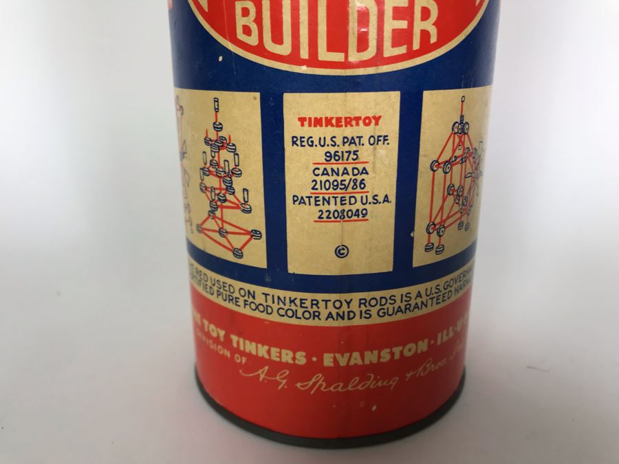 Vintage Spalding TinkerToy Wonder Builder [Photo 5]