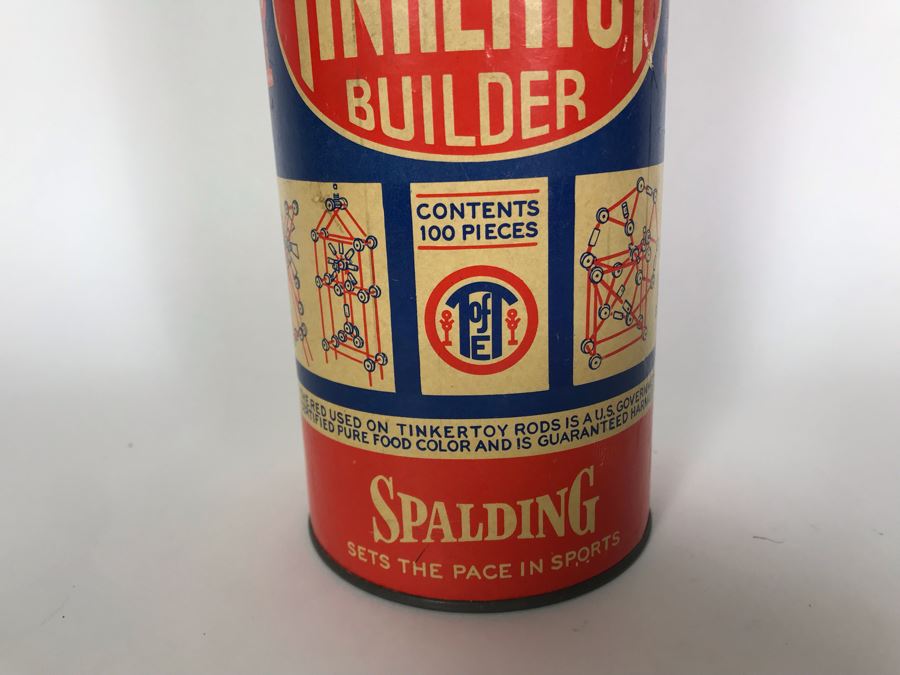 Vintage Spalding TinkerToy Wonder Builder [Photo 3]