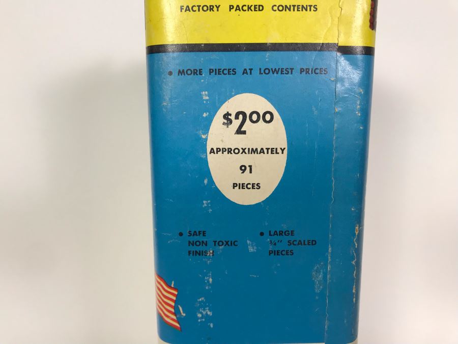 Old Original Lincoln Logs Set America's National Toy $2 Original Price Tag [Photo 6]