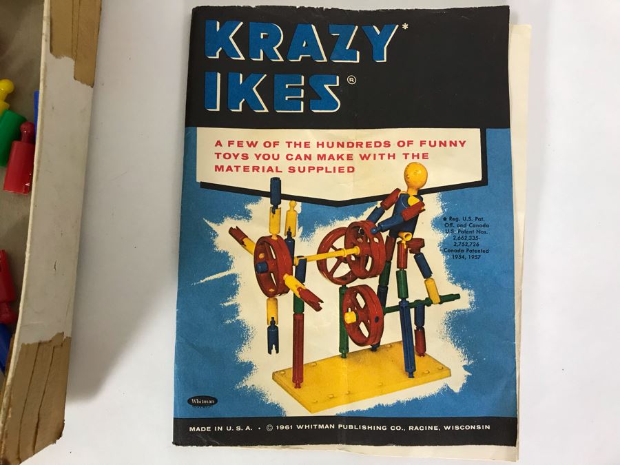 Vintage 1955 Walt Disney's Mickey Mouse Club Krazy Ikes Construction Set [Photo 14]