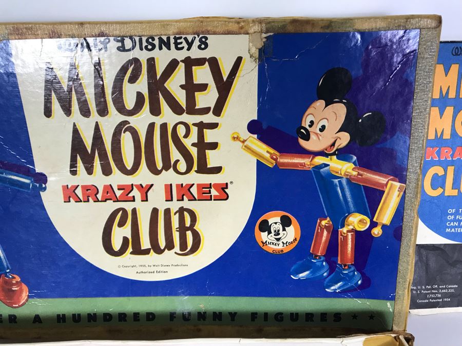 Vintage 1955 Walt Disney's Mickey Mouse Club Krazy Ikes Construction Set [Photo 6]