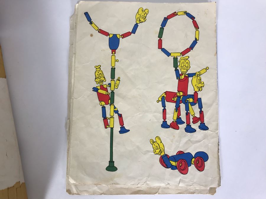 Vintage 1955 Walt Disney's Mickey Mouse Club Krazy Ikes Construction Set [Photo 13]