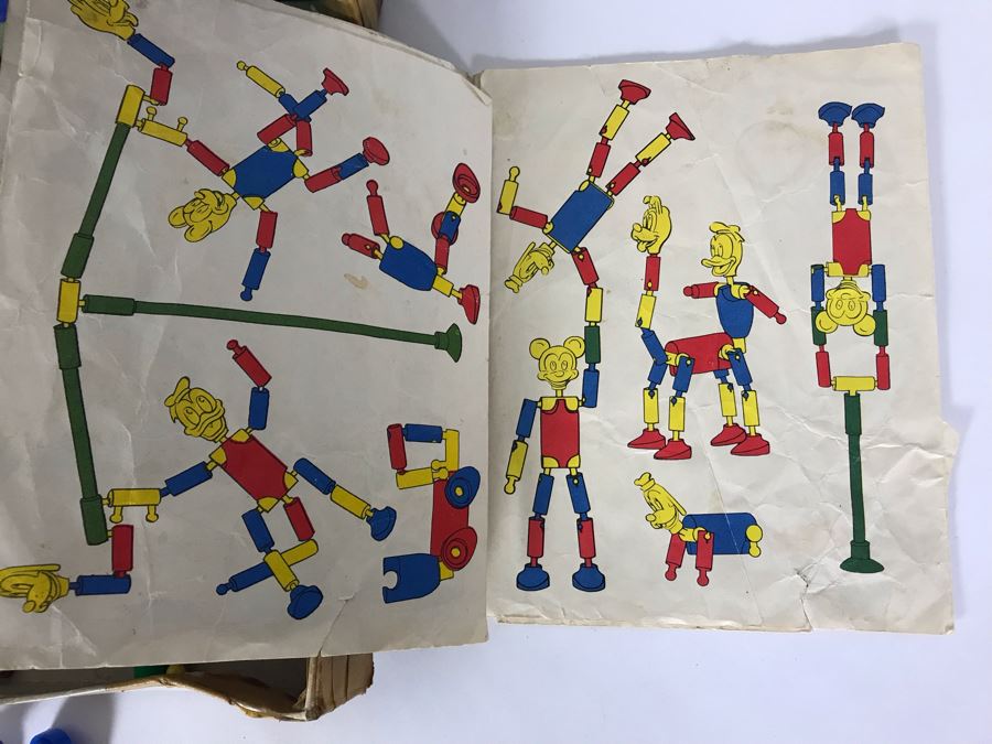 Vintage 1955 Walt Disney's Mickey Mouse Club Krazy Ikes Construction Set [Photo 12]