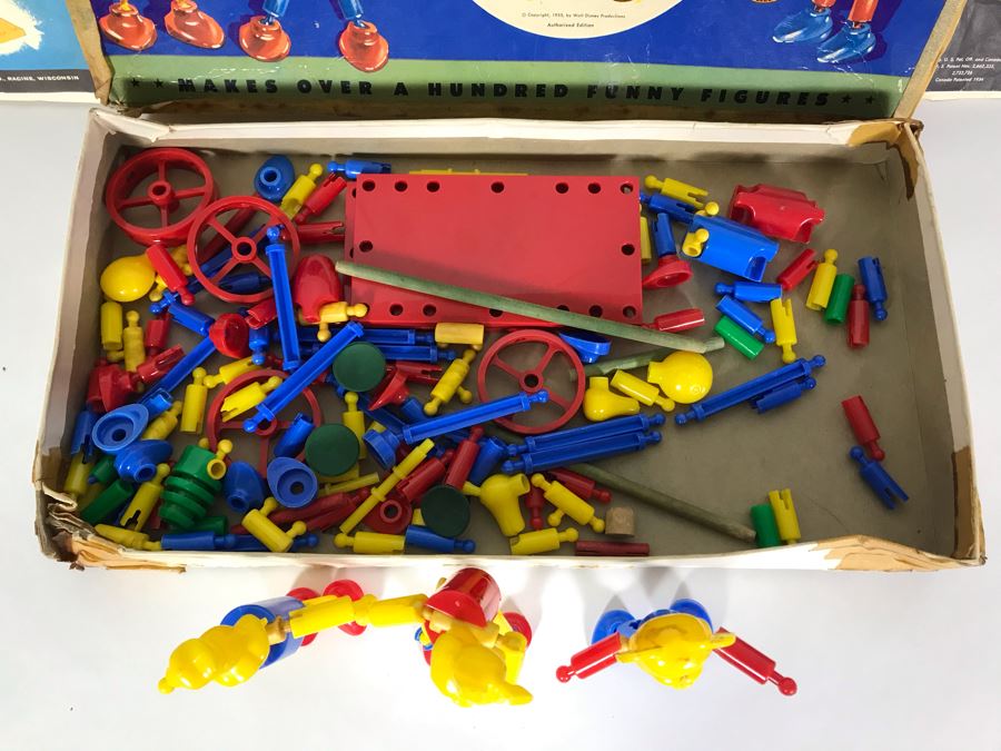 Vintage 1955 Walt Disney's Mickey Mouse Club Krazy Ikes Construction Set [Photo 8]