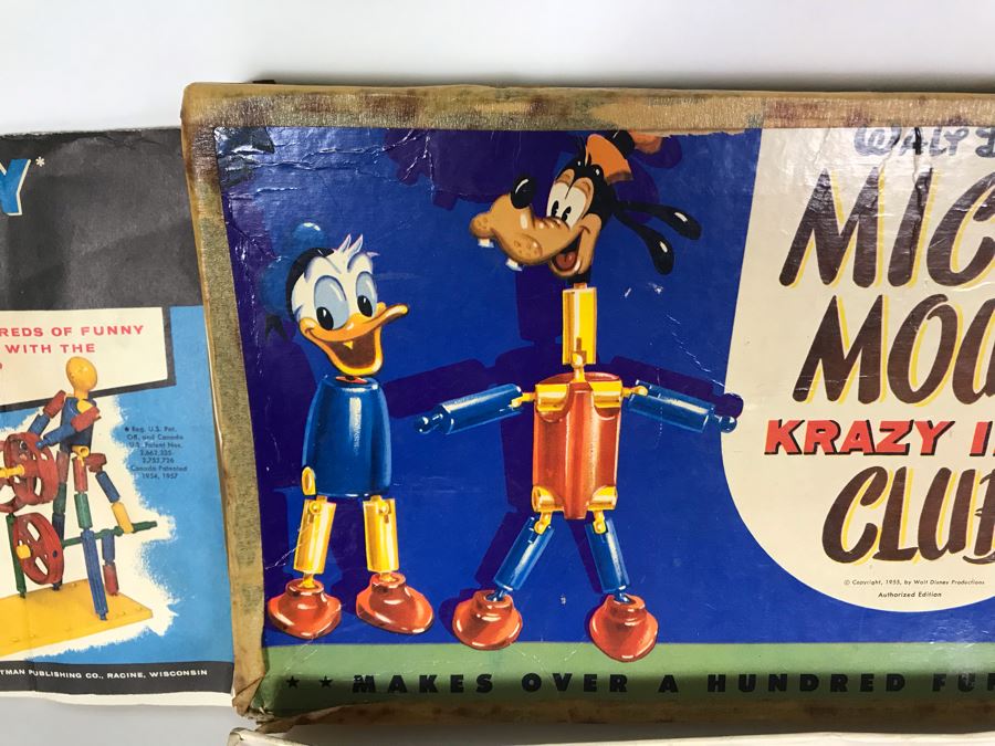Vintage 1955 Walt Disney's Mickey Mouse Club Krazy Ikes Construction Set [Photo 5]