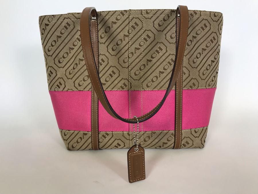 Coach Tote Handbag 14W X 10H [Photo 5]