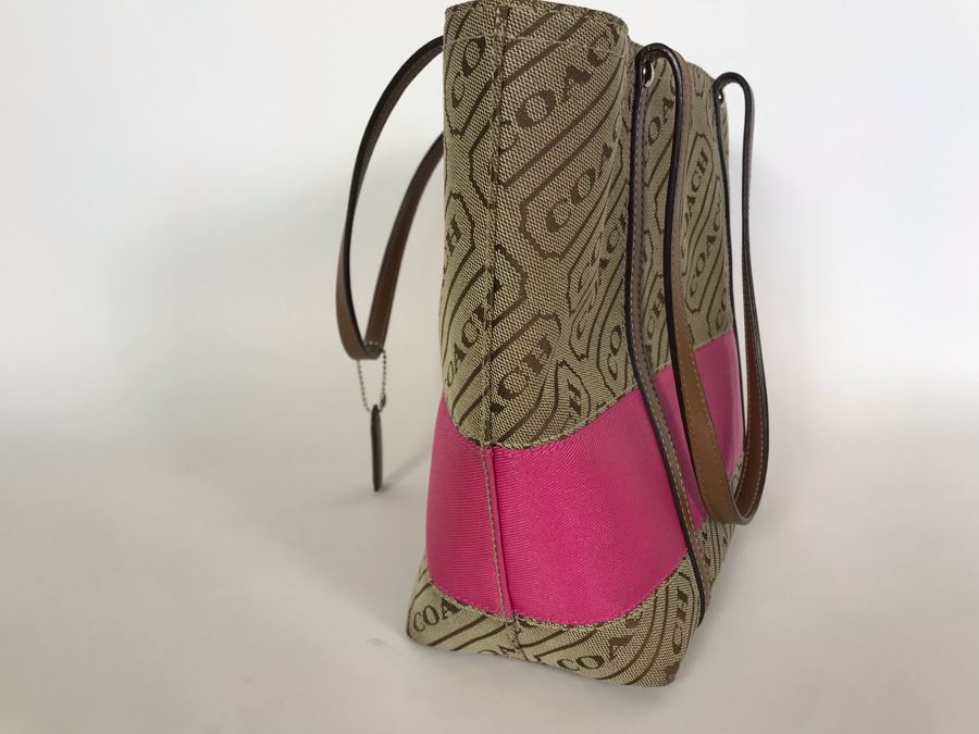Coach Tote Handbag 14W X 10H [Photo 4]