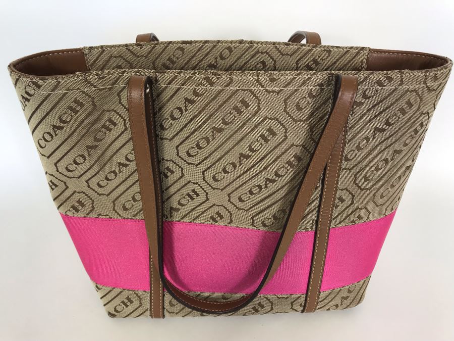 Coach Tote Handbag 14W X 10H [Photo 3]