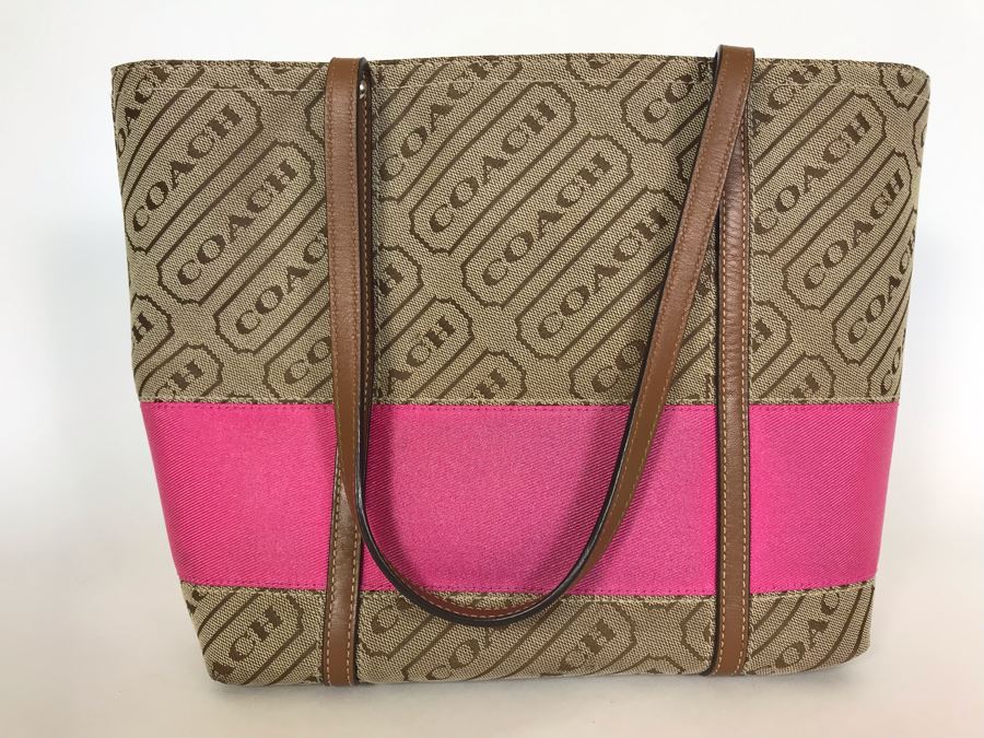 Coach Tote Handbag 14W X 10H [Photo 2]