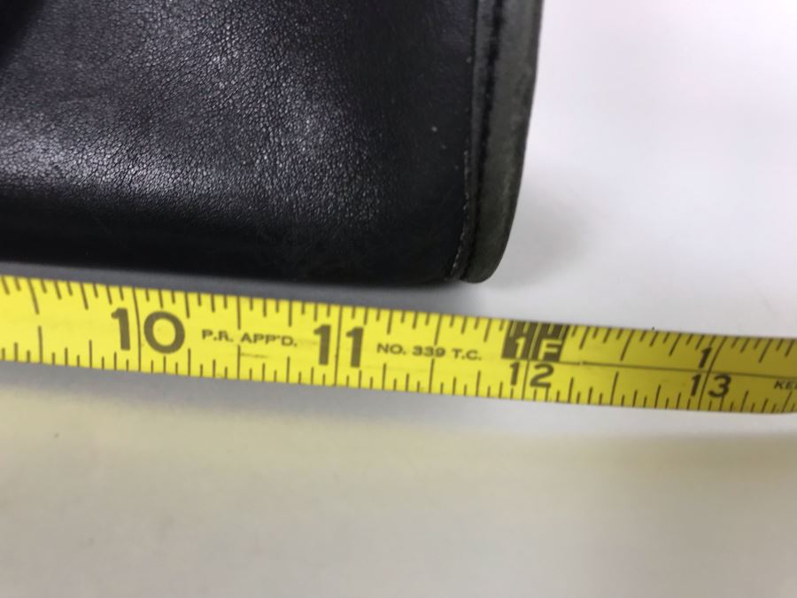 Black Leather Coach Handbag 12W X 8H [Photo 10]