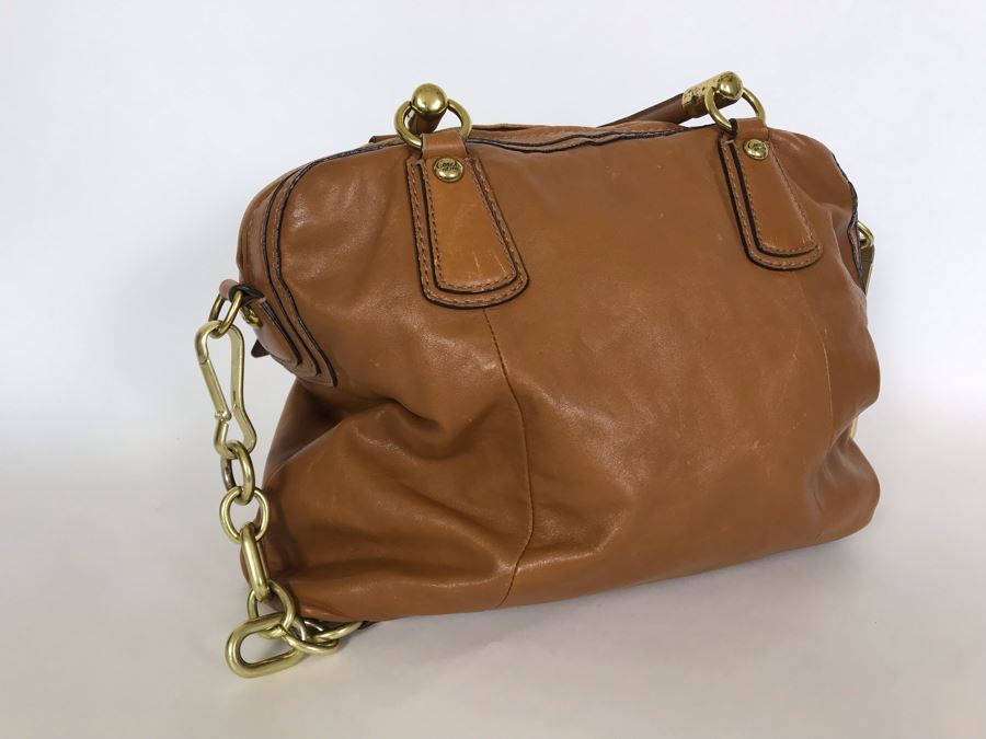 Brown Leather Coach Handbag 14W X 12H [Photo 6]