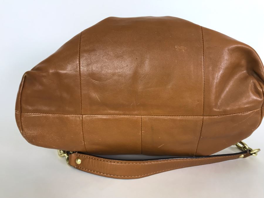 Brown Leather Coach Handbag 14W X 12H [Photo 7]