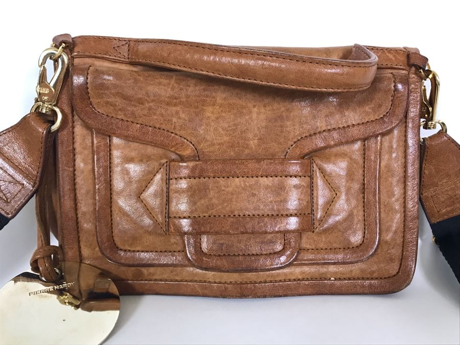 Pierre Hardy Leather Handbag 11W X 8H Retails For $798 [Photo 5]