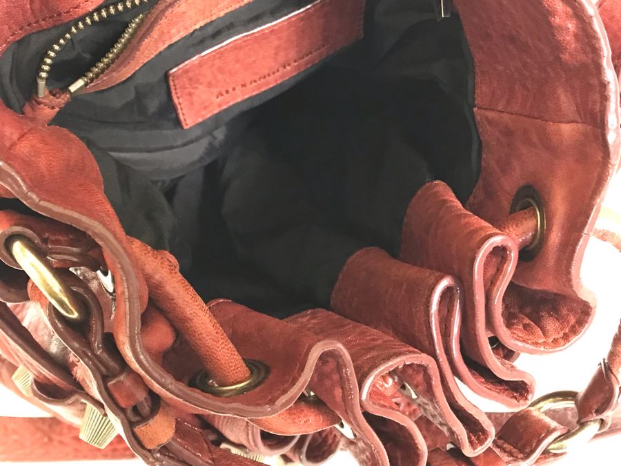 Alexander Wang Leather Diego Bucket Handbag 12W X 13H Retails For $875  [Photo 9]