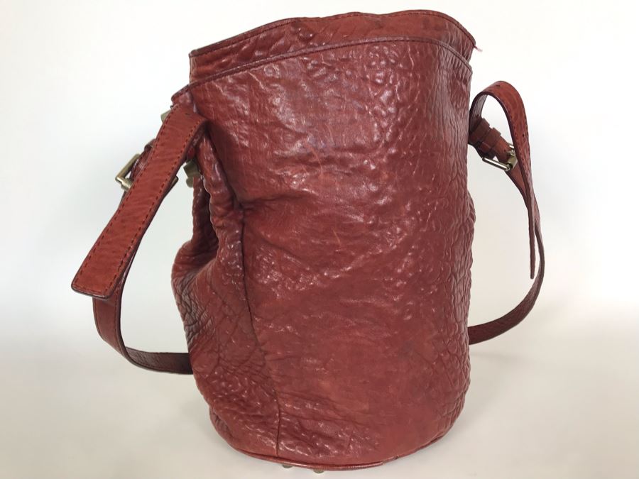 Alexander Wang Leather Diego Bucket Handbag 12W X 13H Retails For $875  [Photo 6]