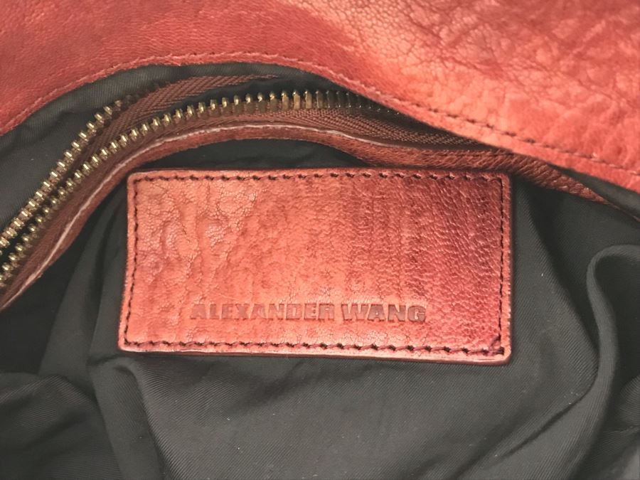 Alexander Wang Leather Diego Bucket Handbag 12W X 13H Retails For $875  [Photo 8]