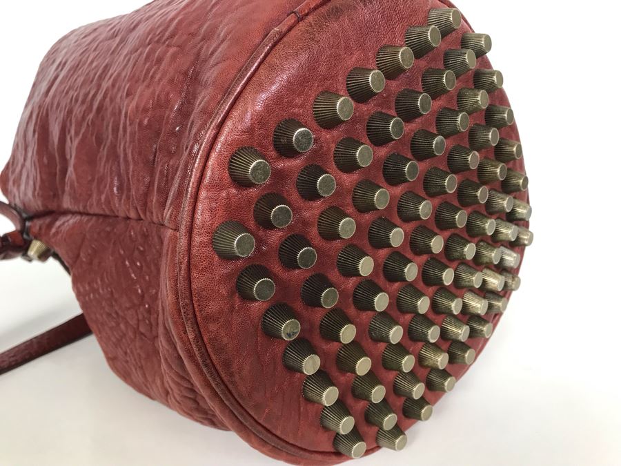 Alexander Wang Leather Diego Bucket Handbag 12W X 13H Retails For $875  [Photo 2]