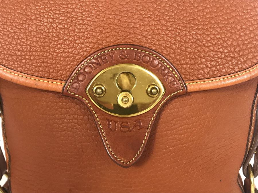 Dooney & Bourke Leather Handbag 10W X 9H [Photo 3]