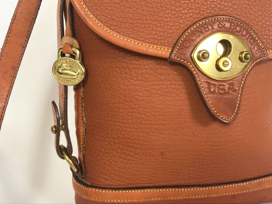 Dooney & Bourke Leather Handbag 10W X 9H [Photo 4]