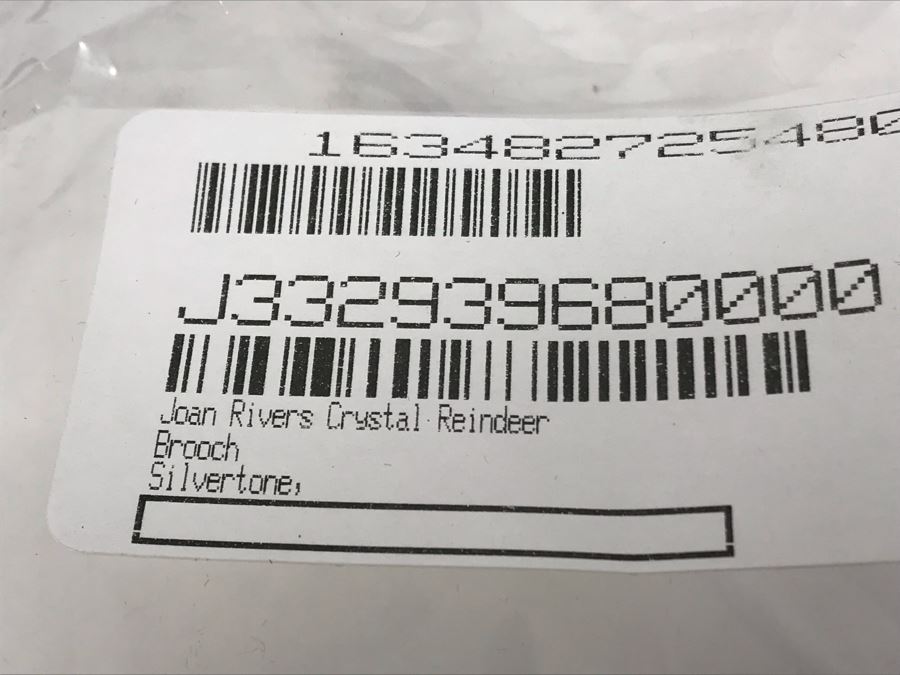 New Joan Rivers Classics Collection Crystal Reindeer Brooch Pin [Photo 7]