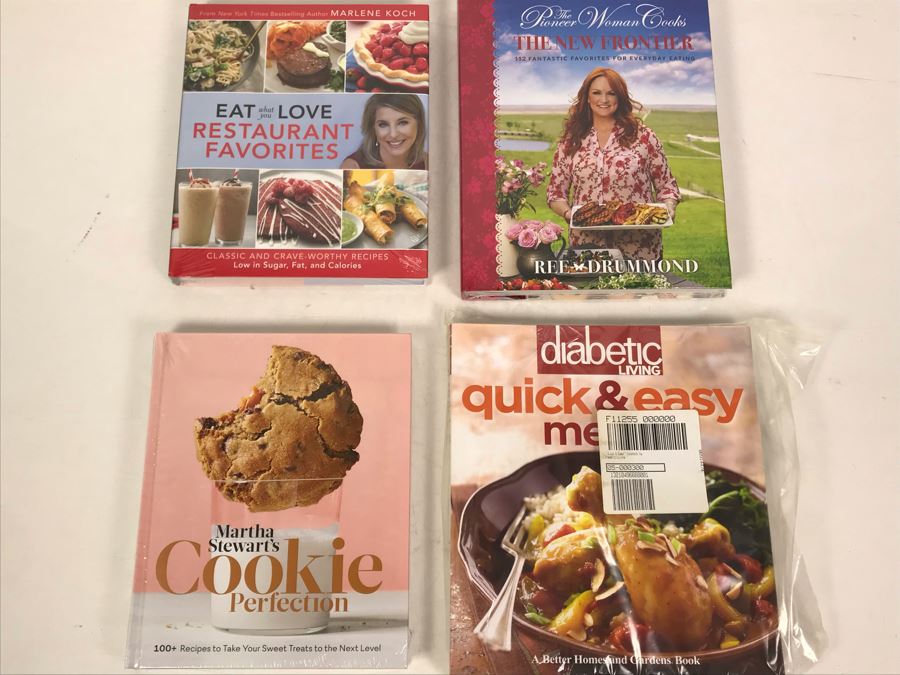 New Set Of Four Sealed Cooking Books