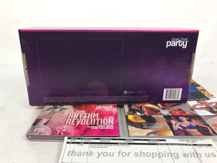 New Zumba Fitness Exhilarate Workout Dvds With Zumba Cookbook & Shape [Photo 8]