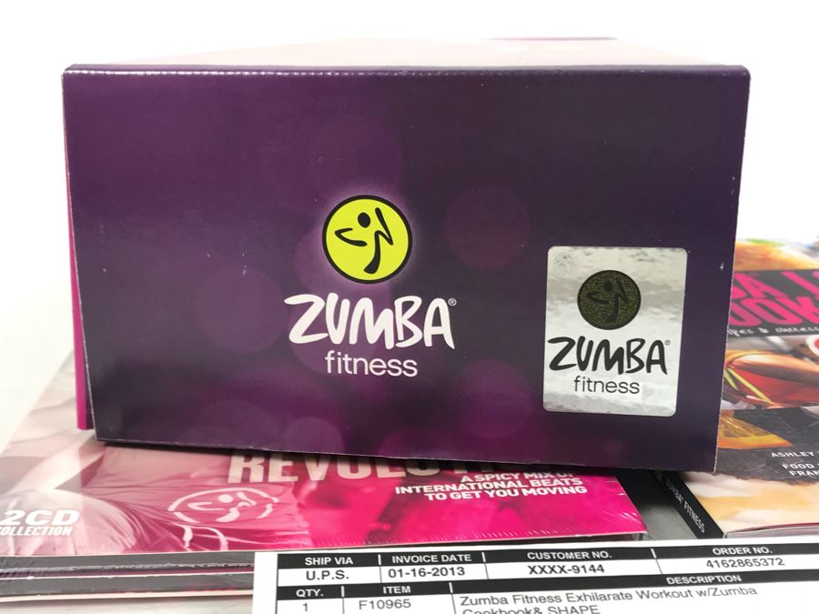 New Zumba Fitness Exhilarate Workout Dvds With Zumba Cookbook & Shape [Photo 6]