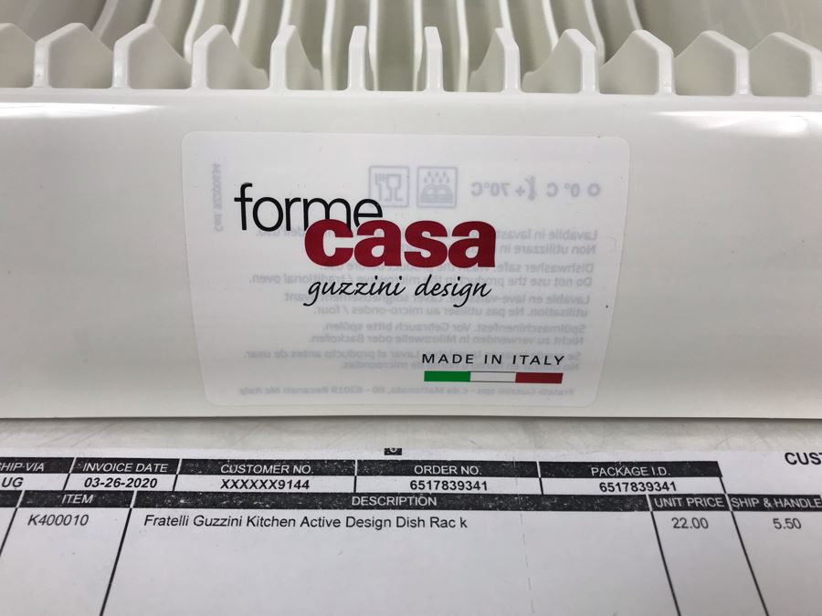 New Fratelli Guzzini Kitchen Active Design Dish Rack [Photo 3]