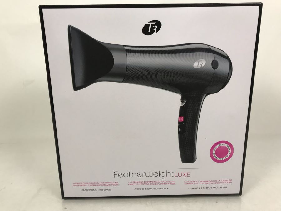 New T3 Featherweight Luxe Hair Dryer In Pink Retails $149 [Photo 3]