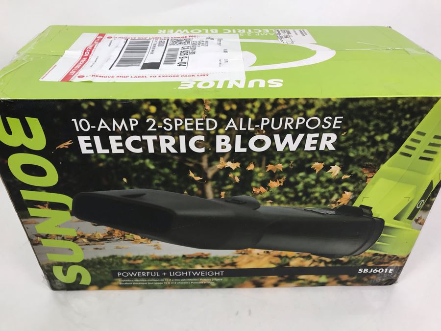 New Sunjoe 10-Amp 2-Speed All-Purpose Electric Blower Model SBJ601E [Photo 2]