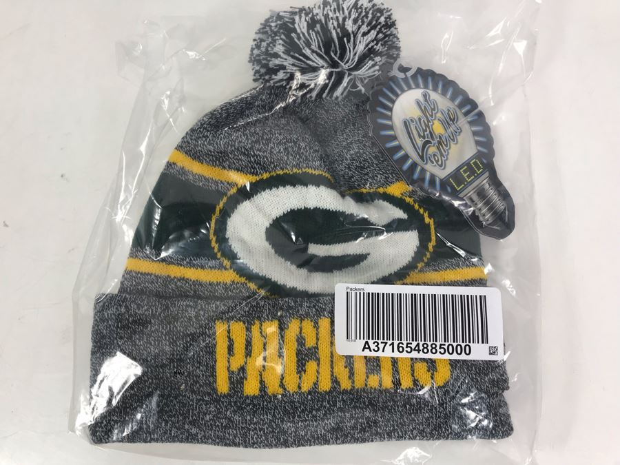 New Green Bay Packers Lighted LED Beanie Hat