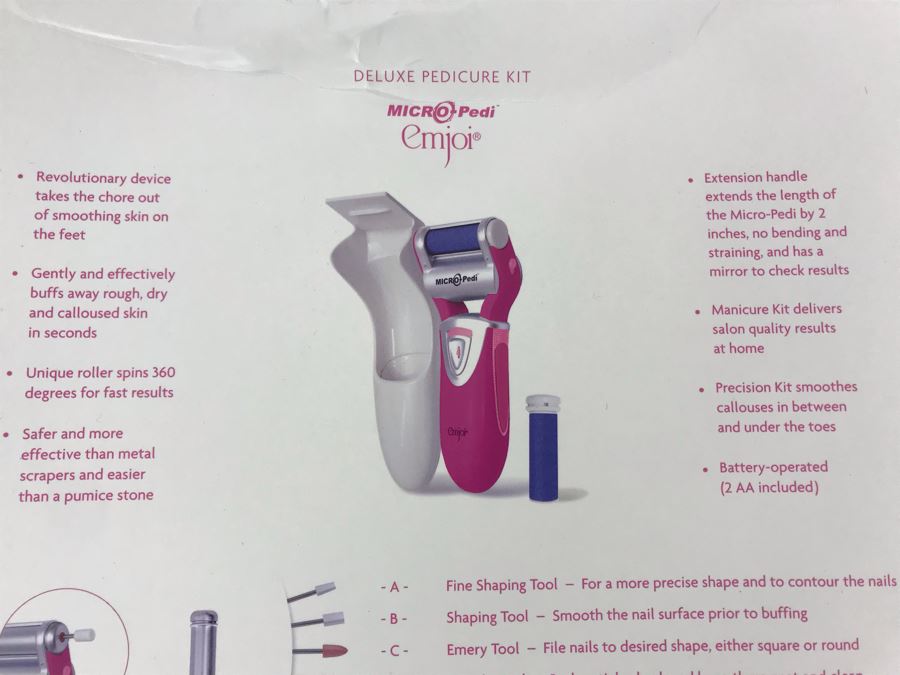 New Deluxe Pedicure Kit Micro-Pedi Emjoi And New Micro-Pedi [Photo 8]
